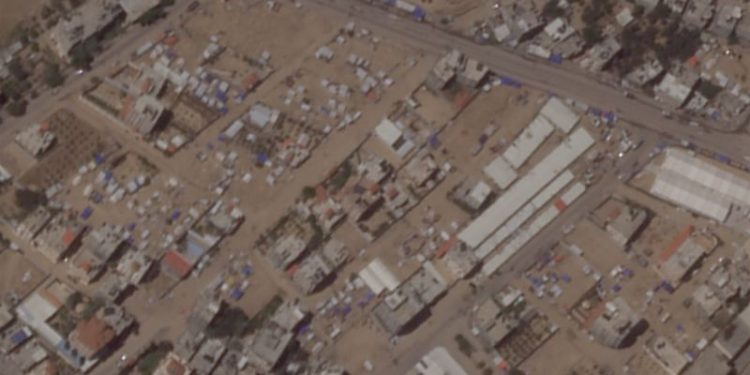 Satellite imagery shows Palestinians fleeing Rafah’s tent cities as threat of major attack looms