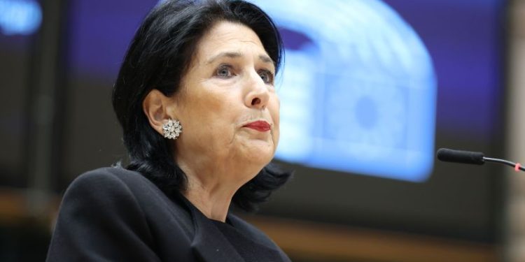 Georgian president vetoes ‘foreign agents’ bill after widespread opposition