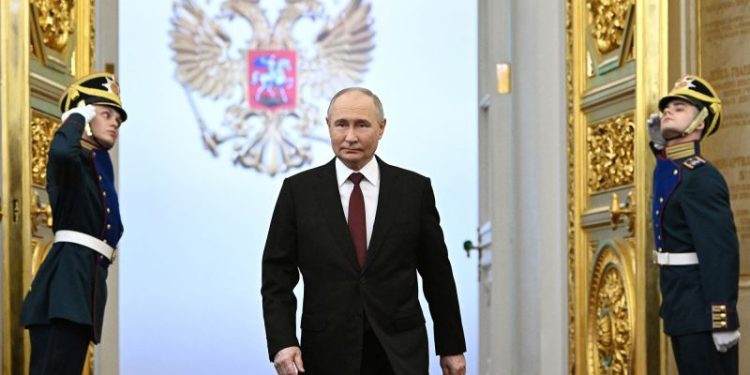 Putin inaugurated as president for fifth term with Russia under tight grip