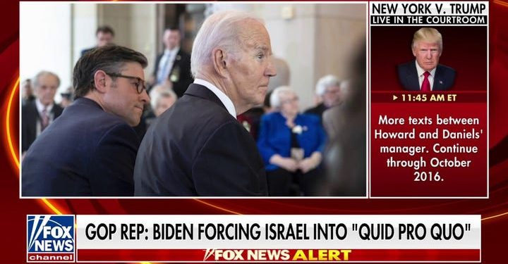Republican says Biden has ‘strengthened’ Hamas by withholding aid from Israel: ‘Completely incompetent’