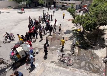 At least 10 people killed in drone attack on Gaza school used as shelter