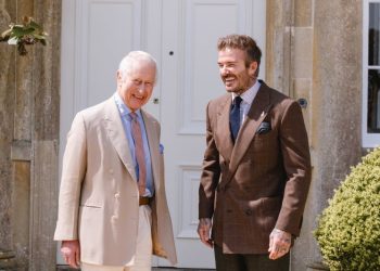 David Beckham bonds with King Charles over beekeeping as he is named charity ambassador