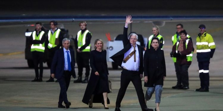 Julian Assange plans to swim ‘every day,’ sleep in real bed, his wife says