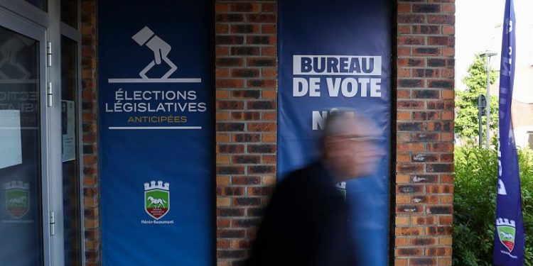 French voters head to polls in first round of snap parliamentary elections