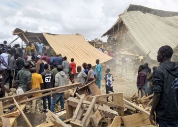 21 people die as school building collapses in Nigeria when students were taking exam