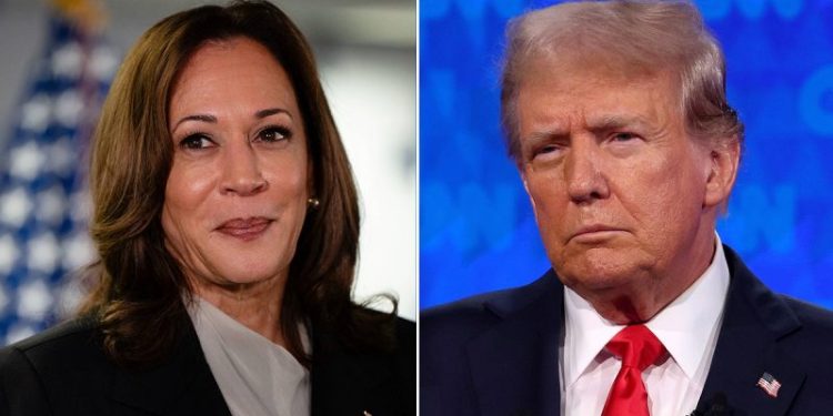 Harris closes in on Trump in election betting markets