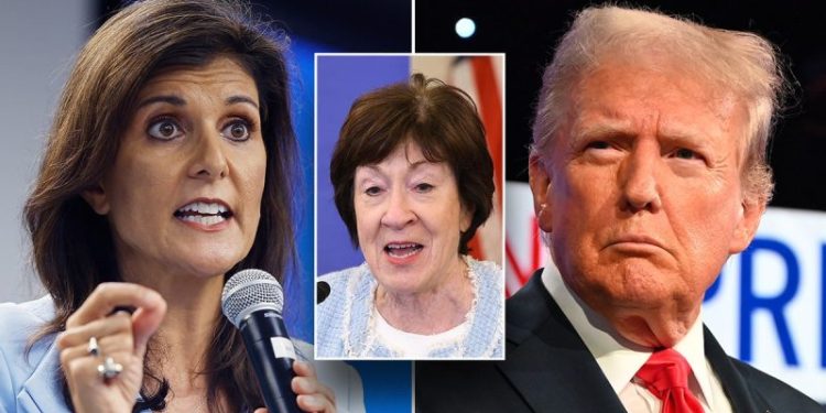Susan Collins to write in Nikki Haley for president, bucking Trump