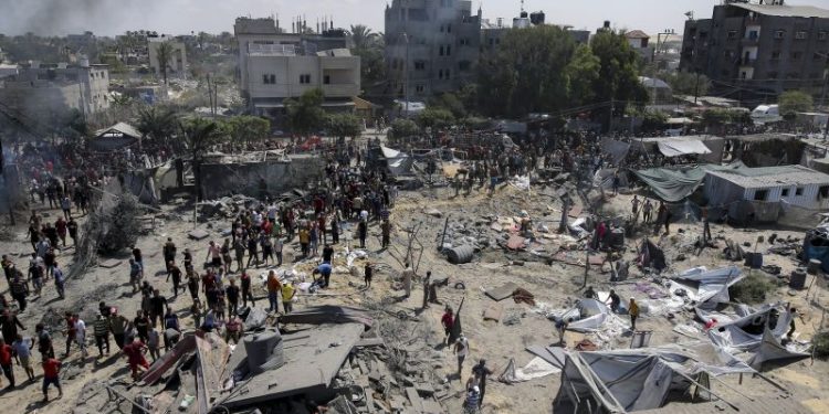 Israel says Hamas commander killed in southern Gaza strike but fate of military chief unclear