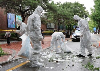 North Korea’s trash balloons fall near South’s presidential office