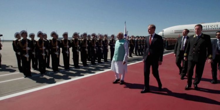 India’s Modi lands in Russia for talks with Putin in first visit since start of Ukraine war