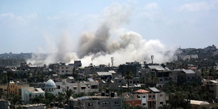 At least 30 killed and over 100 injured in an Israeli airstrike on a school in Gaza, Palestinian officials say