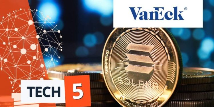 Tech 5: Crypto Investors Eye Solana ETF Filings, Amazon Developing AI Chatbot