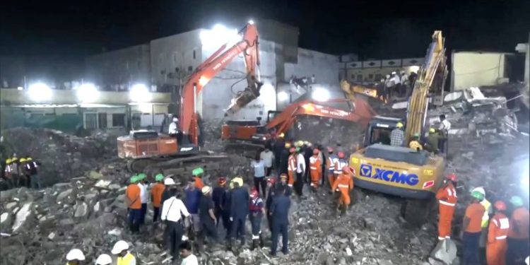 At least seven people killed, several feared trapped in India building collapse