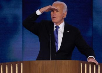 Look past the tributes, Joe Biden has been shuffled aside now in every sense of the word