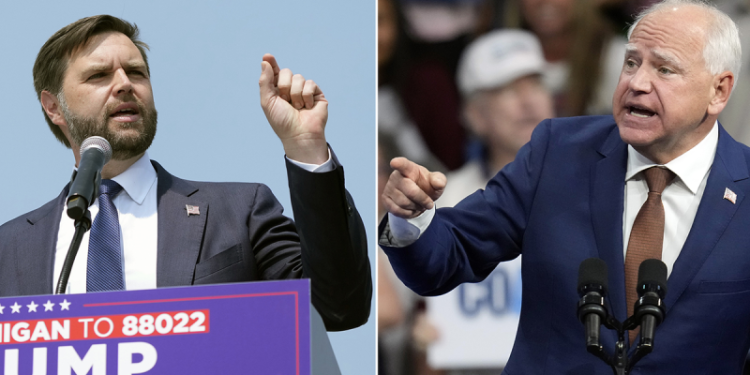 JD Vance agrees to debate Tim Walz on Oct. 1