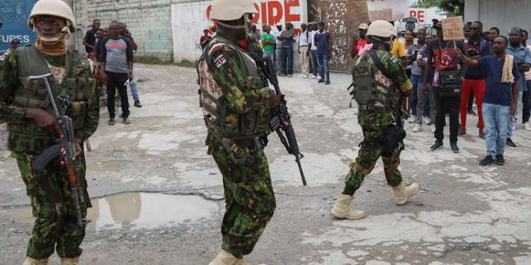 Kenyan police deployed to Haiti haven’t received full promised salary in two months