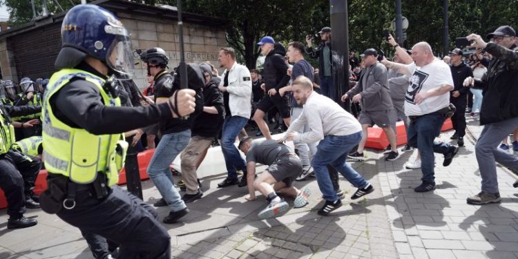 Rioters target hotel used to house asylum seekers amid worst UK disorder in years