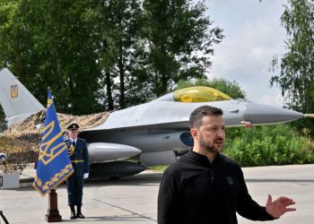 Ukraine confirms F-16s have arrived in country as Zelensky heralds ‘new chapter’ in fight against Russia