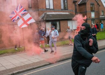 Eight people arrested during latest UK protest after fatal stabbings