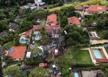 Girl, 3, and boy, 4, confirmed dead in Brazilian plane crash as rescuers retrieve bodies