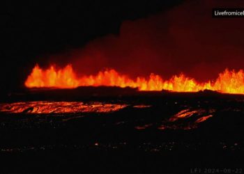 Volcano spews red-hot lava in new eruption on volatile Iceland peninsula