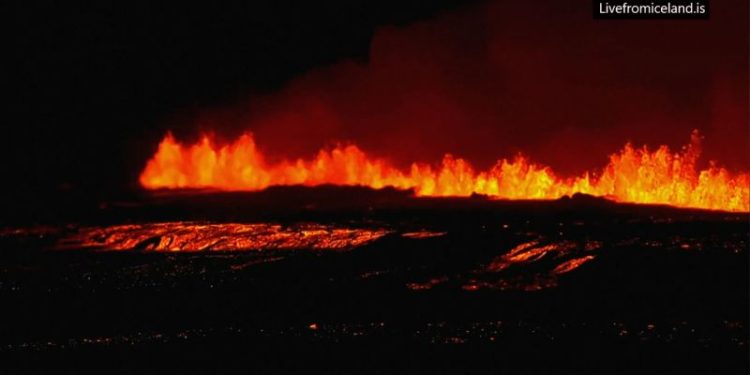 Volcano spews red-hot lava in new eruption on volatile Iceland peninsula