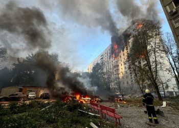 Russian bomb attack on Ukraine’s Kharkiv leaves at least 6 dead, nearly 100 injured