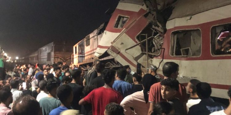 At least two killed as trains collide in Egypt
