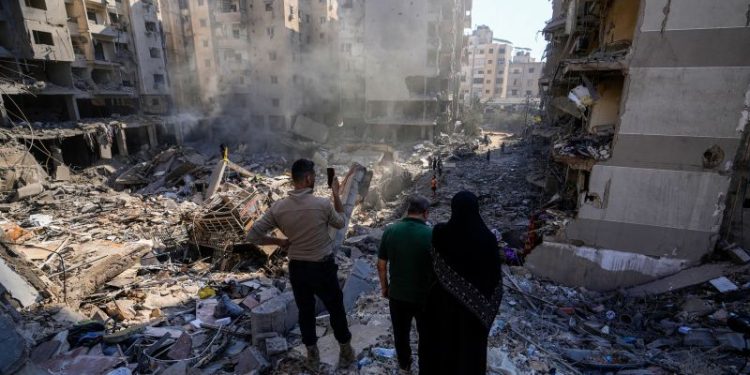 Devastation on the streets of Lebanon after days of Israeli bombardment
