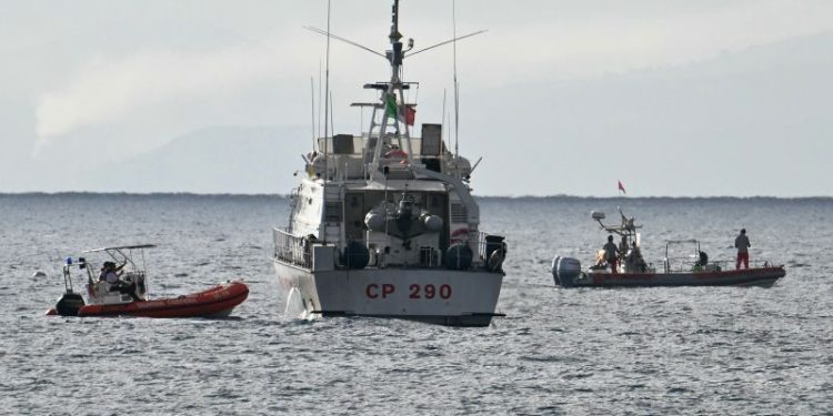 Sunken superyacht believed to contain watertight safes with sensitive intelligence data