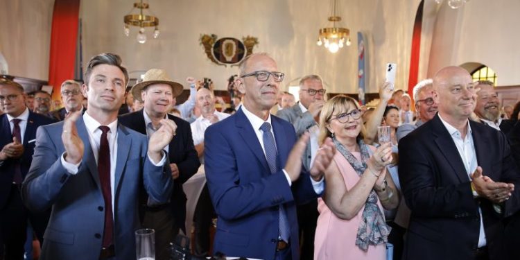 Germany’s far-right party AfD set to win one state election, and is level in another, exit polls show