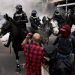 Protesters clash with police at Australia defense show