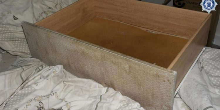 Mother who kept baby hidden in drawer for three years jailed