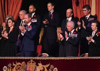 Catherine, Princess of Wales, joins royal family at remembrance ceremony