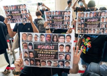 Joshua Wong shouts ‘I love Hong Kong’ as more than 40 leading democracy leaders handed lengthy prison terms in mass trial