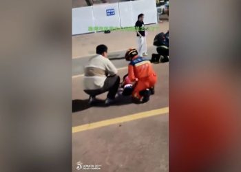 Driver detained after car plows into people exercising in Chinese city