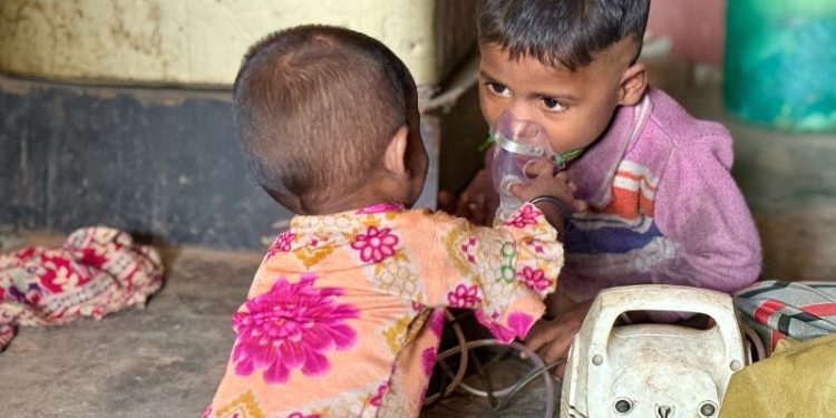 Meet the kids struggling to breathe in India’s choked capital