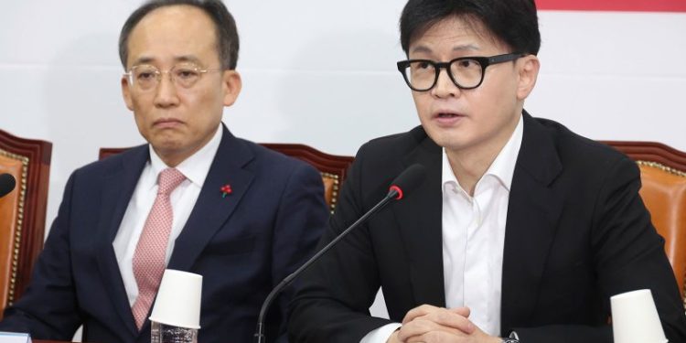 South Korea’s ruling party leader appears to throw weight behind presidential impeachment efforts in dramatic reversal