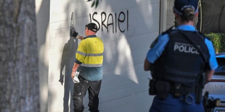 Vandals attack Jewish area in Sydney in latest antisemitic attack