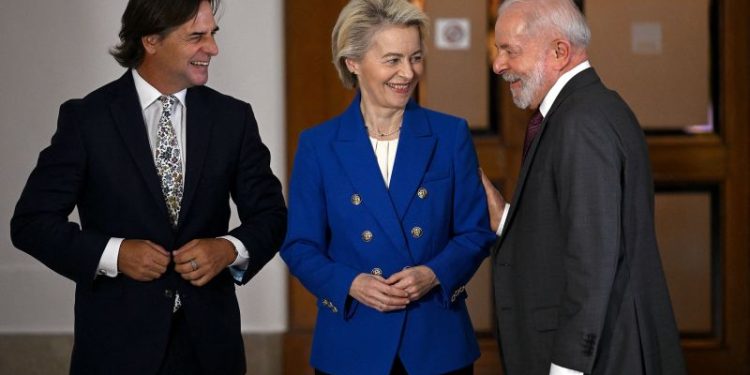 The EU and a South American trade bloc reach a giant trade deal after 25 years of talks