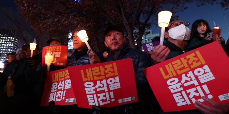 South Korea martial law ‘a painful reminder of how easily democracy can be threatened,’ protesters say