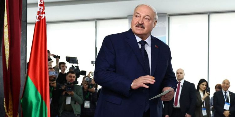 Belarus president set to extend 30-year rule as critics slam ‘sham’ election