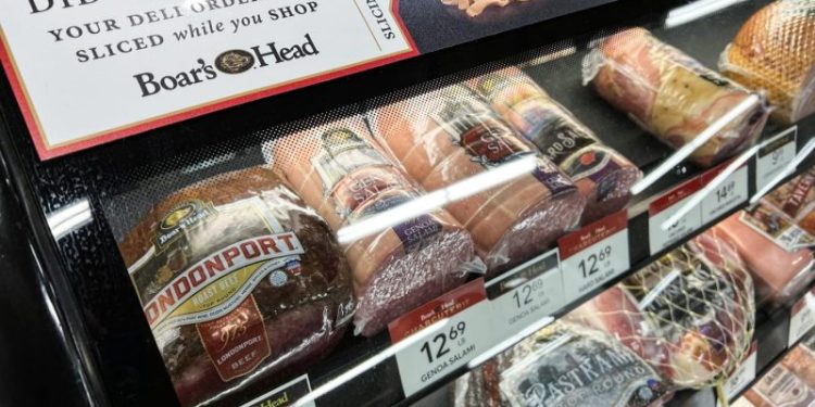 USDA documented insects and slime at Boar’s Head plants, records show