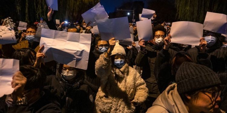 A filmmaker made a documentary about rare protests in China. Now he’s going on trial