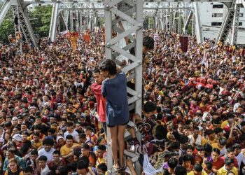 Philippines’ Black Nazarene procession draws hundreds of thousands of devotees