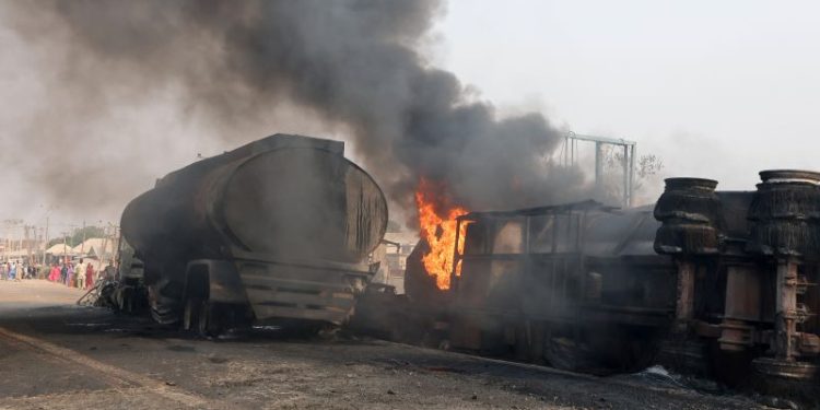 Fuel tanker truck blast kills at least 85 in Nigeria