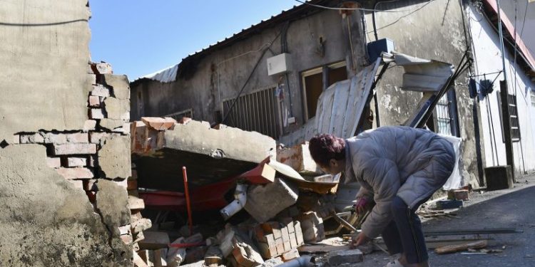 A magnitude 6 earthquake hits southern Taiwan, leaving 15 people with minor injuries