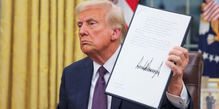 ‘Flooding the zone’: Trump hits warp speed in first week back in office