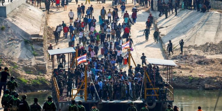 Thailand receives 260 victims of human trafficking from Myanmar, mostly Ethiopians, army says