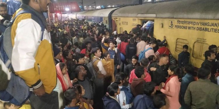 At least 15 dead in crush at New Delhi train station as crowds head for religious festival, Indian media reports